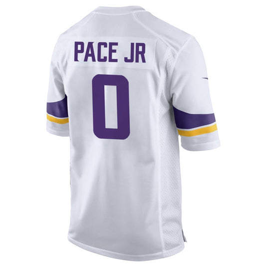 MN.Vikings #0 Ivan Pace Jr Player White Home Game Football Jerseys