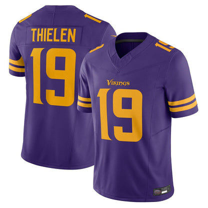 MN.Vikings #19 Adam Thielen Player Vapor F.U.S.E. Limited Purple Football Jerseys
