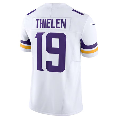 MN.Vikings #19 Adam Thielen Player White Vapor F.U.S.E. Limited Football Jerseys