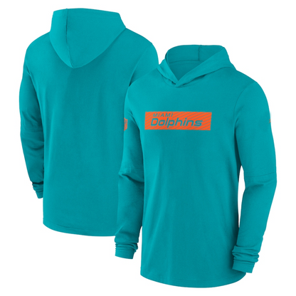M.Dolphins Salute To Service Club Pullover Hoodie Player Jersey Stitched American Football Jerseys