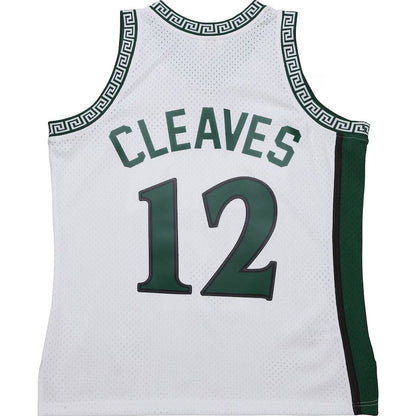 M.State Spartans  #12 Mateen Cleaves Player 125th Basketball Anniversary 1999 Throwback Fashion Jersey ¨C White Stitched American College Jerseys