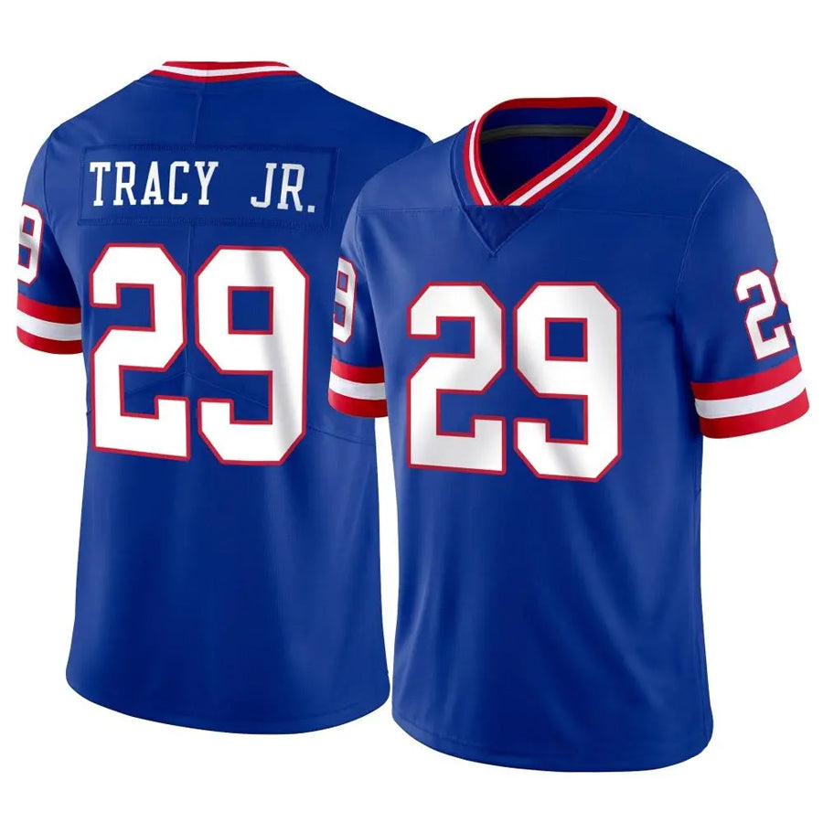 NY.Giants #29 Tyrone Tracy Jr. Player Royal Vapor Limited Football Jerseys