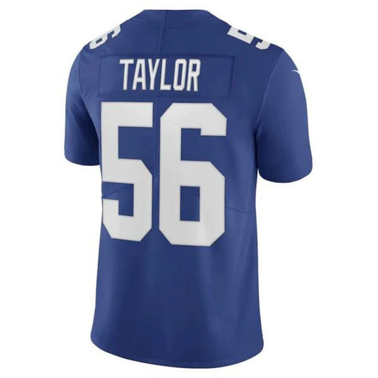 #56 Lawrence Taylor Player NY.Giants Royal Vapor F.U.S.E. Limited Football Jerseys