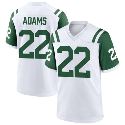 NY.Jets #22 Tony Adams Player White Classic Alternate Game Football Jerseys