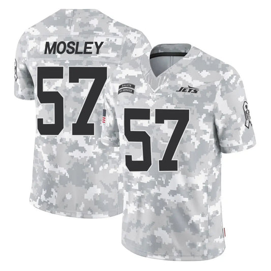 NY.Jets #57 C.J. Mosley Player Arctic Camo Salute to Service Limited Football Jerseys