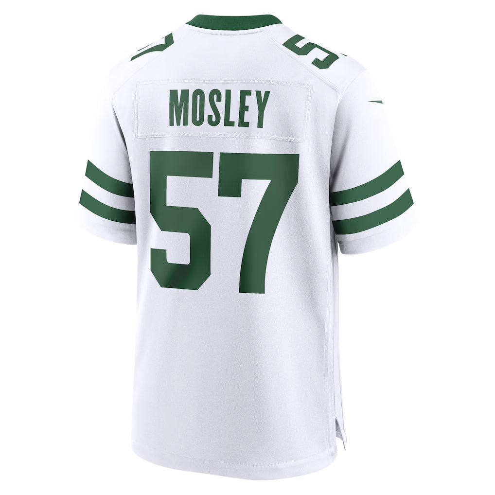 NY.Jets #57 C.J. Mosley Player White Home Game Football Jerseys