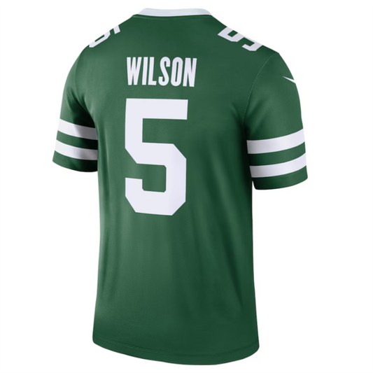 #5 Garrett Wilson Player NY.Jets White Alternate Legend Football Jerseys
