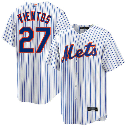 NY.Mets #27 Mark Vientos Player Home Replica Baseball Jerseys