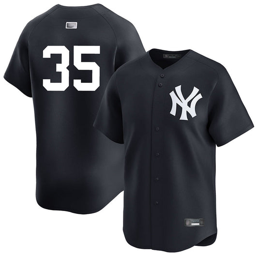 NY.Yankees #35 Cody Bellinger Player Black Home Replica Baseball Jerseys