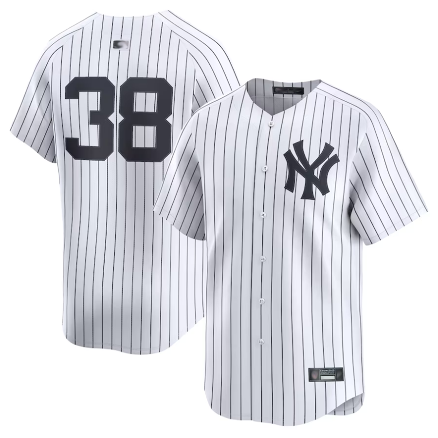 NY.Yankees #38 Devin Williams Player White Home Limited Baseball Jerseys