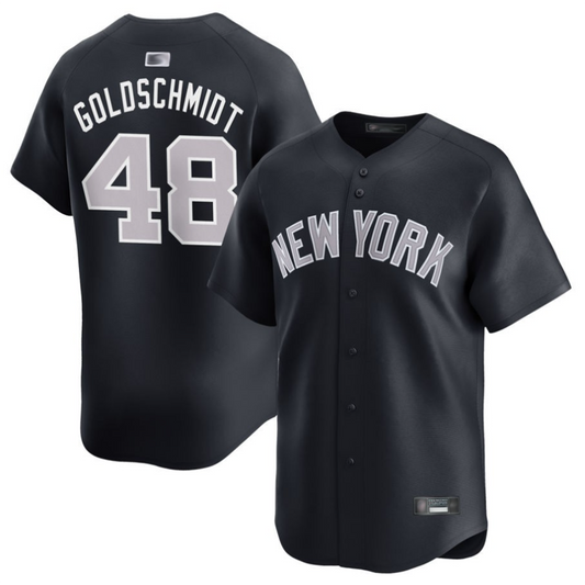 NY.Yankees #48 Paul Goldschmidt Black Home Limited Player Baseball Jerseys