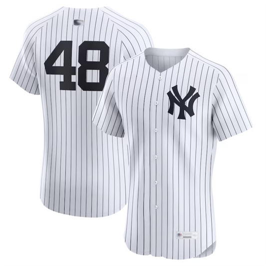 NY.Yankees #48 Paul Goldschmidt Player White Home Elite Baseball Jerseys