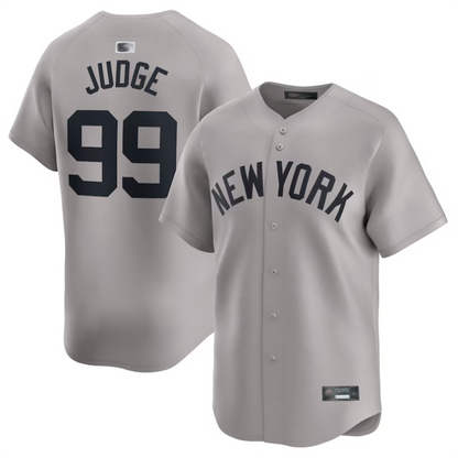 NY.Yankees #99 Aaron Judge Gray Limited Player Baseball Jerseys