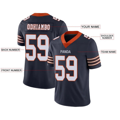 Custom C.Bears Navy Personalized Design Your Own Name and Number for Men Women Youth Jerseys