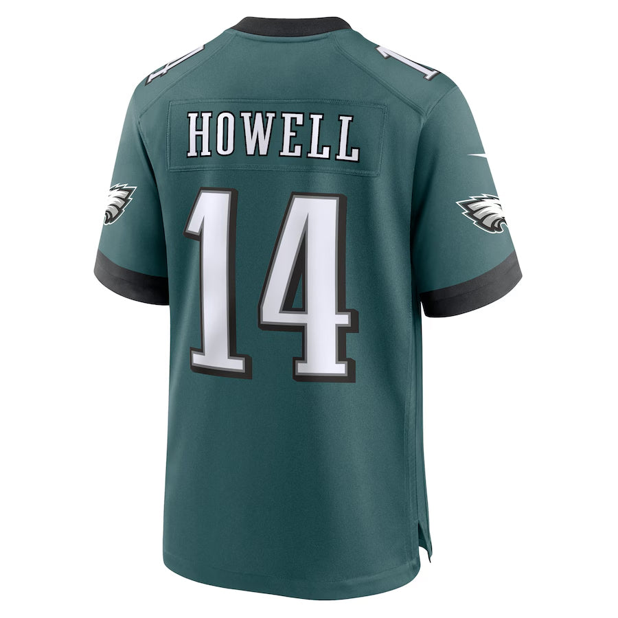 P.Eagles #14 Sam Howell Player Midnight Green Home Game Football Jerseys