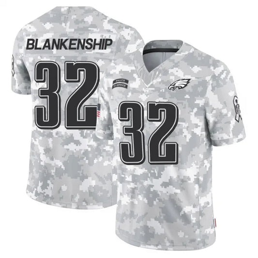 P.Eagles #32 Reed Blankenship Player Arctic Camo Salute to Service Limited Football Jerseys