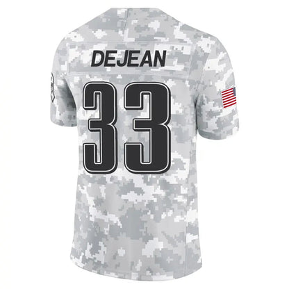 P.Eagles #33 Cooper DeJean Player Arctic Camo Salute to Service Limited Football Jerseys