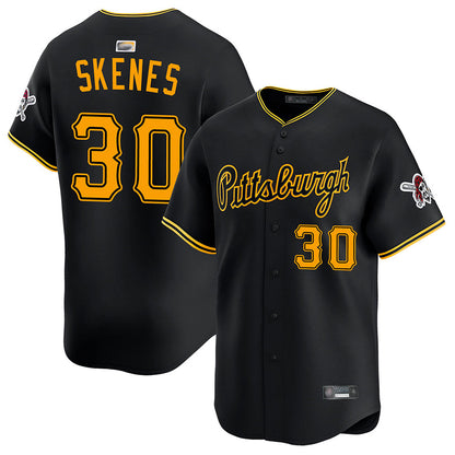 P.Pirates #30 Paul Skenes Player Black Limited Baseball Jerseys