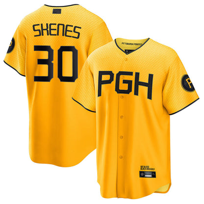 P.Pirates #30 Paul Skenes Player City Connect Replica Gold Baseball Jerseys