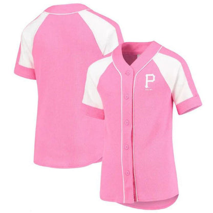 P.Pirates Blank Player Team Spirit Pink Fashion Baseball Jerseys