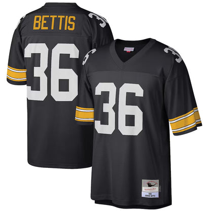 P.Steelers #36 Jerome Bettis Player Mitchell & Ness Black 1996 Retired Replica Football Jerseys
