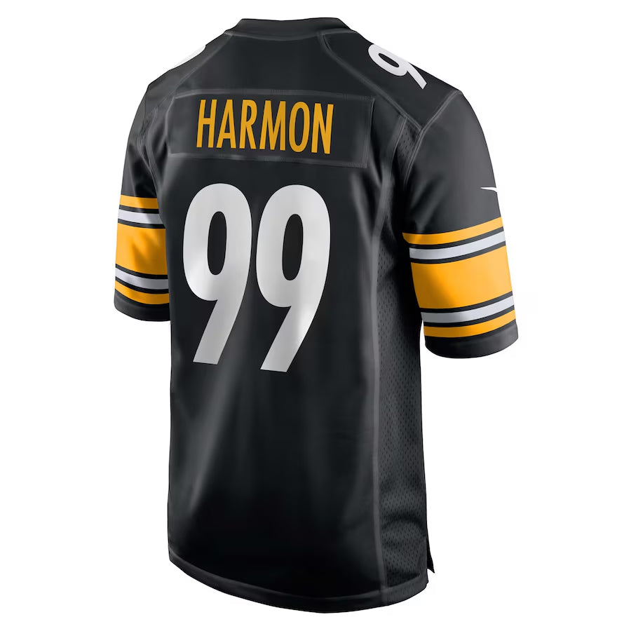 P.Steelers #99 Derrick Harmon Player Black Home Game Football Jerseys
