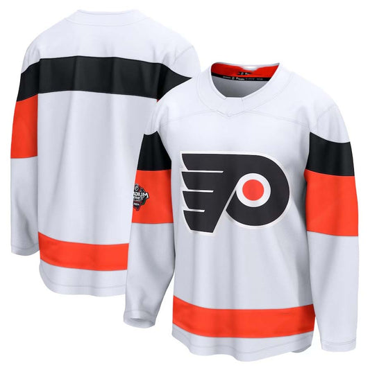 P.Flyers Fanatics Blank Player Game Hockey Jersey ¨C White Stitched American Hockey Jerseys