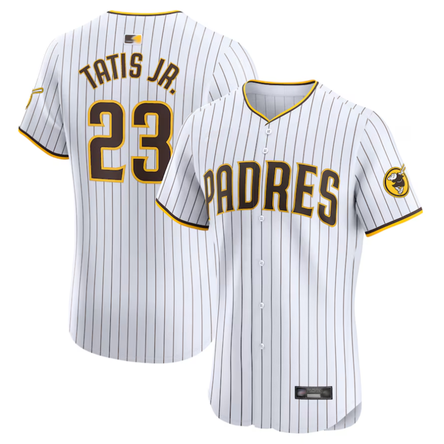 S.Diego Padres #23 Fernando Tatis Jr. Player White Home Elite Baseball Jerseys