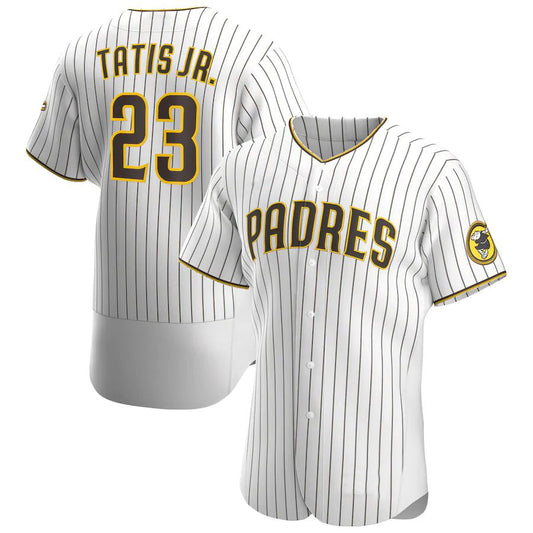 S.Diego Padres #23 Fernando Tat¡§as Jr. Player White Home Limited Baseball Jerseys
