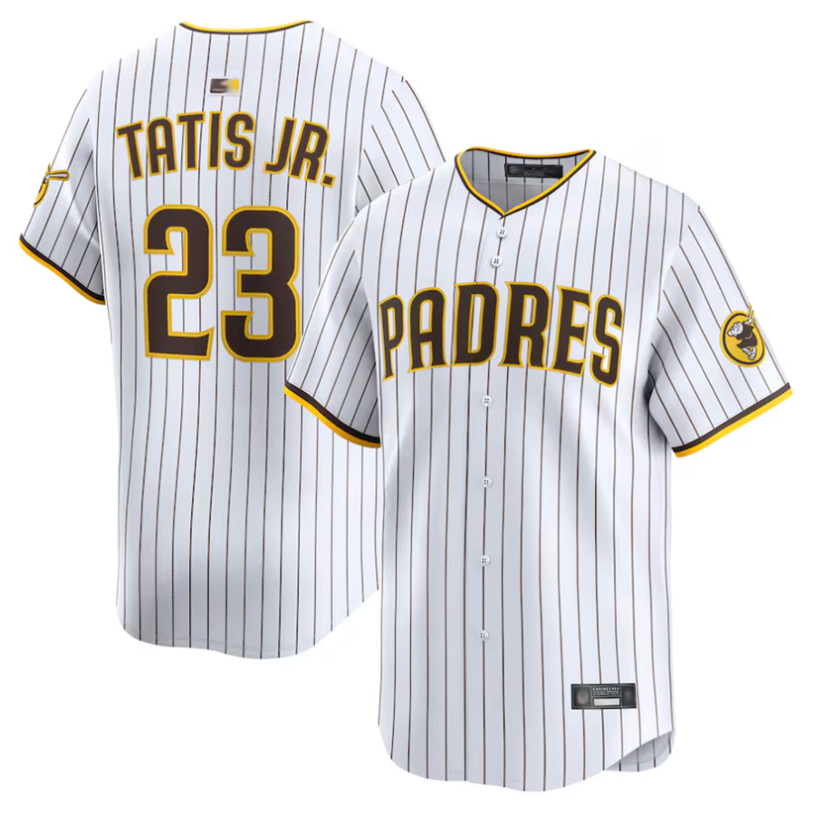 S.Diego Padres #23 Fernando Tatis Jr. Player White Limited Baseball Jerseys