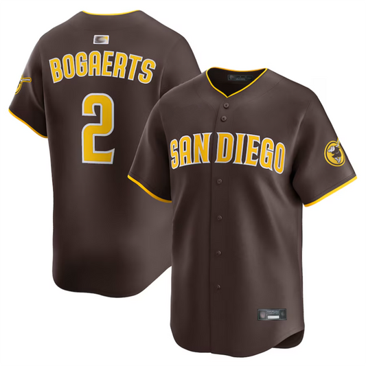 S.Diego Padres #2 Xander Bogaerts Player Brown Limited Baseball Jerseys