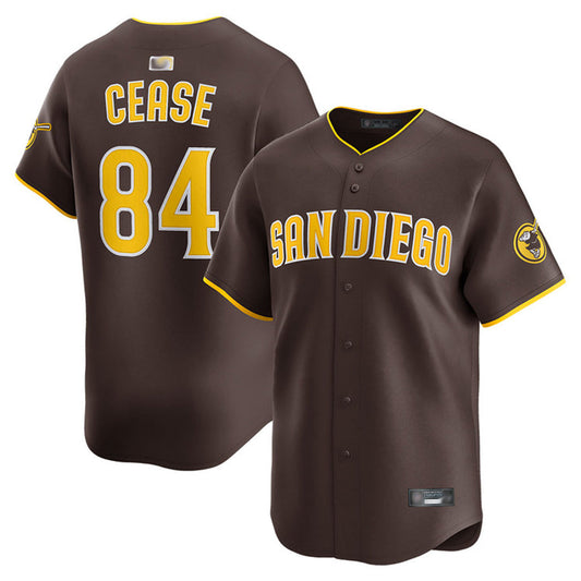 S.Diego Padres #84 Dylan Cease Player Road Limited Baseball Jerseys