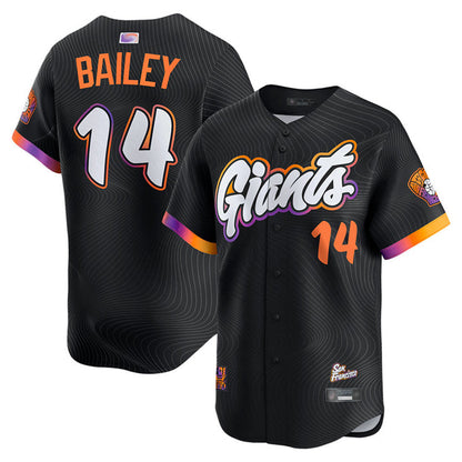 S.Francisco Giants #14 Patrick Bailey Player City Connect Limited Baseball Jerseys