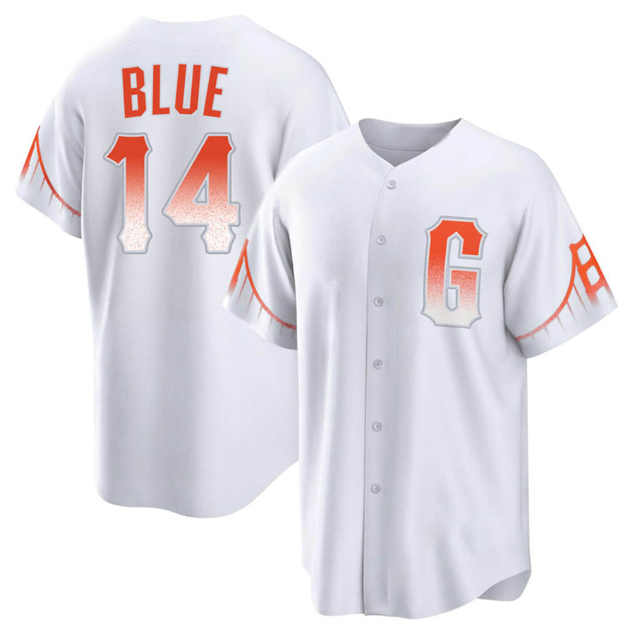 S.Francisco Giants #14 Patrick Bailey Player White Replica Game Baseball Jerseys