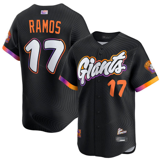 S.Francisco Giants #17 Heliot Ramos Player City Connect Limited Baseball Jerseys