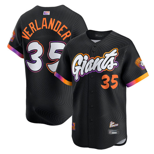 S.Francisco Giants #35 Justin Verlander Player City Connect Limited Bseball Jerseys