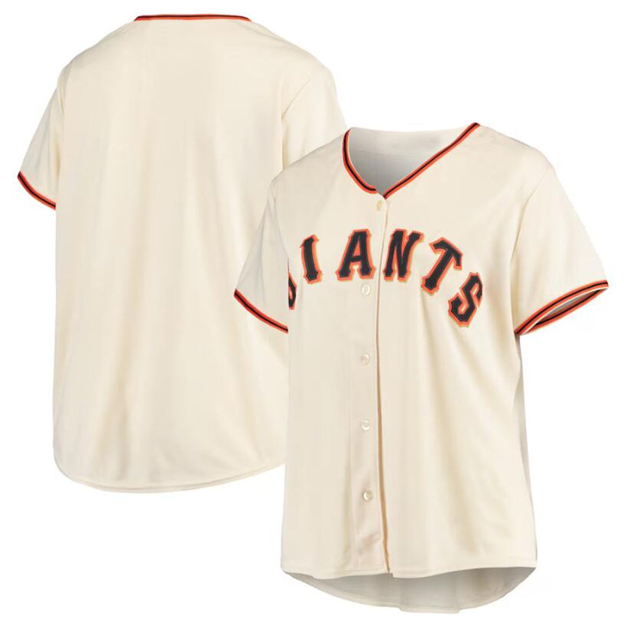 S.Francisco Giants Blank Player Cream Home Replica Team Baseball Jerseys