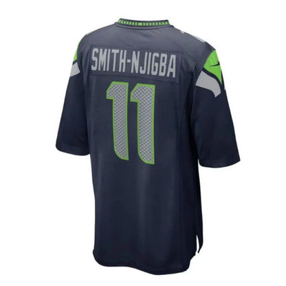 #11 Jaxon Smith-Njigba Player S.Seahawks Navy Game Football Jerseys
