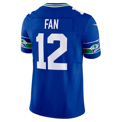 S.Seahawks #12S Fan Player Royal Vapor F.U.S.E. Limited Stitched American Football Jerseys