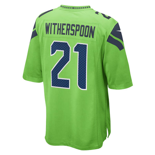 S.Seahawks #21 Devon Witherspoon Player Green Home Game Football Jerseys