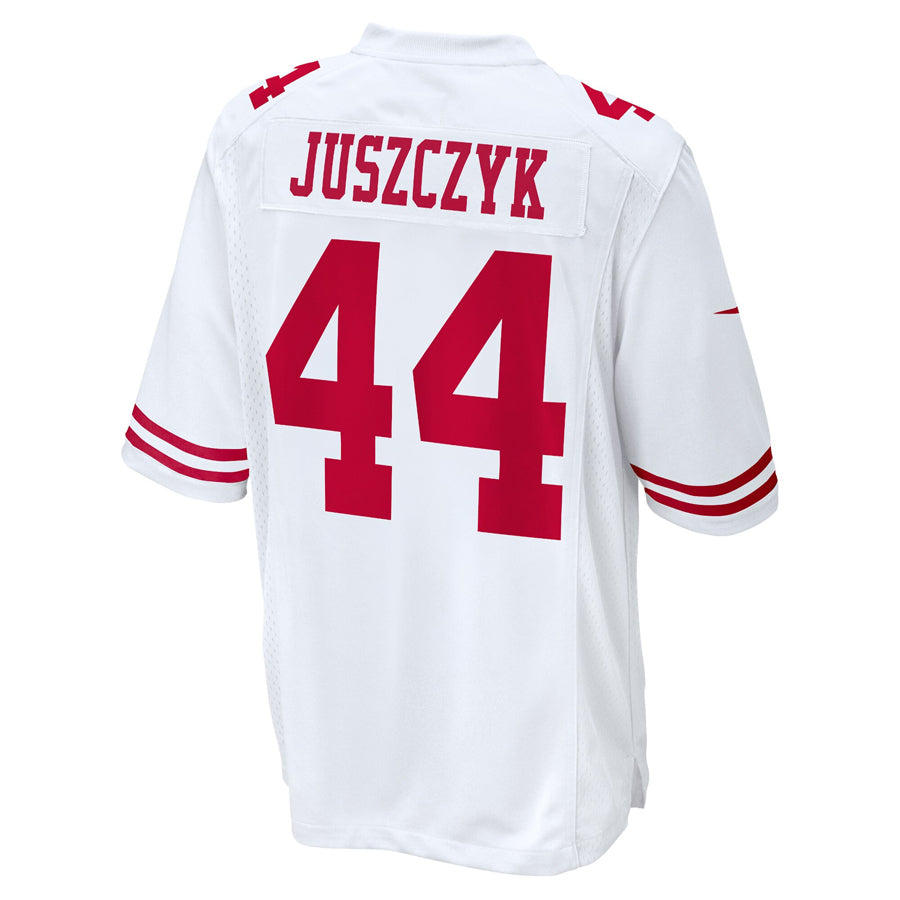 SF.49ers #44 Kyle Juszczyk Player White Game Football Jerseys