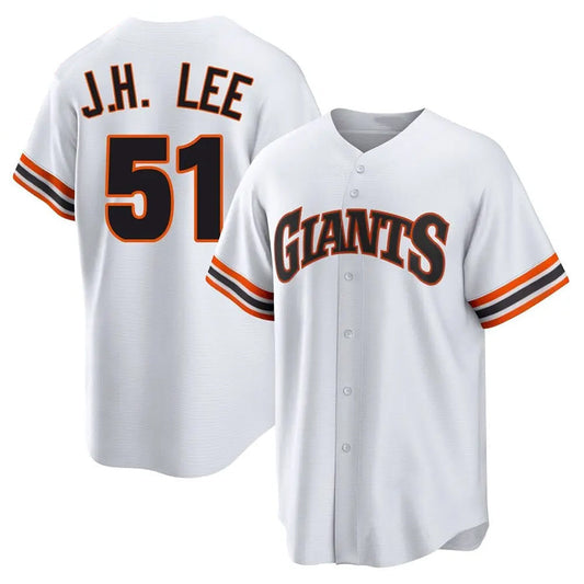 S.Francisco Giants #51 Jung Hoo Lee Player White City Connect Replica Home Baseball Jerseys