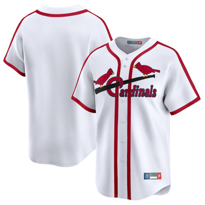 St.Louis Cardinals Blank Player White Cooperstown Collection Limited Baseball Jerseys