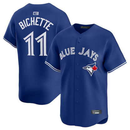 T.Blue Jays #11 Bo Bichette Player Navy Limited Baseball Jerseys