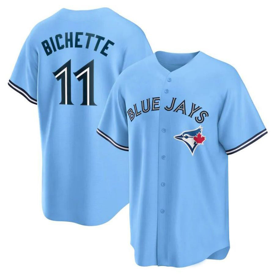 T.Blue Jays #11 Bo Bichette Player Powder Blue Replica Baseball Jerseys