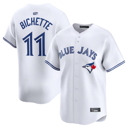 T.Blue Jays #11 Bo Bichette Player White Home Limited Baseball Jerseys