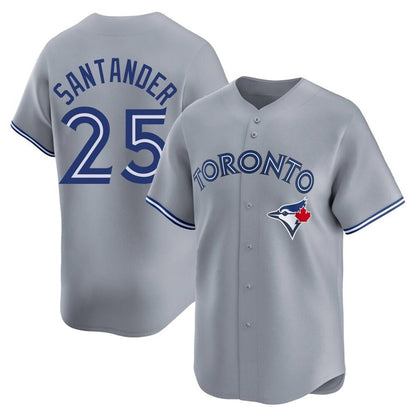 T.Blue Jays #25 Anthony Santander Player Gray Home Limited Baseball Jerseys