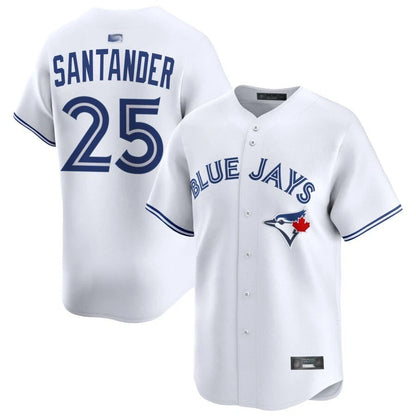 T.Blue Jays #25 Anthony Santander Player White Limited Home Baseball Jerseys