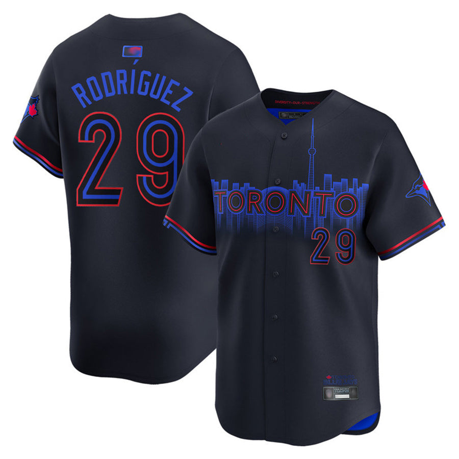 T.Blue Jays #29 Yariel Rodriguez Player City Connect Limited Baseball Jerseys