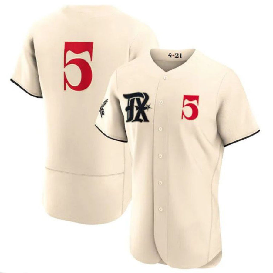 T.Rangers #5 Corey Seager Player Cream City Connect Limited Elite Baseball Jerseys